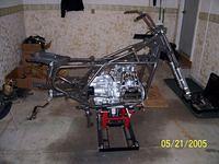 Engine in frame 2