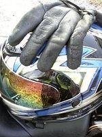 Helmet and Glove Damage