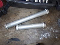 Short tube had one mangled end, PO sealed with black stuff