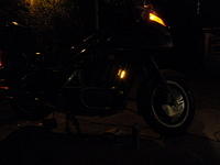 Right side running lights, rear light bar turned off