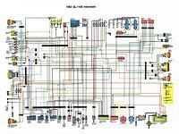 1983 GL1100 Interstate Colour Schematic