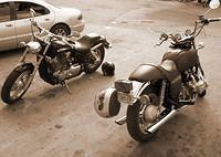 portersold's '78 Wing and my '06 VTX1300C