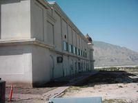 showers behind the Saltair