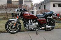 1982 GL1100 It's got a CB900 fender, new lights and handlebars. Honda should've made them this way!