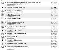 Colorado Run 2 mileage
