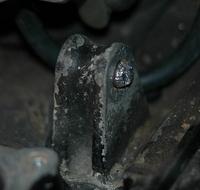 My arch-nemesis. Didn't see this when I purchased the bike. Found it like this during inspection. so far I've dremeled a groove 