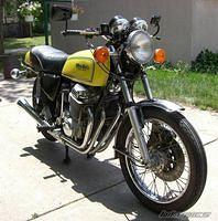 1st Bike - 1976 - 750F  Bought one of these from my college roommate graduation day 1980.  Full dress, Calfia w/king queen highr