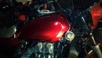 Side view tank installed