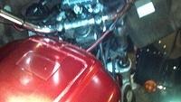 Steering knucle shaved for clearance 7