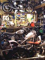 The fantastic workshop shared by 6 guys; affectionately known as "The Oil Cave". These guys spend their sparetime doin