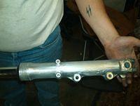 Origial 75 Front Fork Cleaned Up