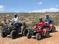 The family riding in the Pryors