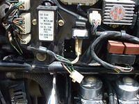 this is where the regulator goes, and where I placed the new one.
