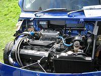 Morris Mini with a Suzuki 1300 cc motor