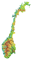 Tour map, Oslo - Tromsø (Tromsoe)
