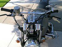 Old-school stye aluminum dog-bone risers from Ebay