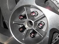 80 MM STUDS FOR RACING HONDA CARS AND CROME MOLLY LONG LUG NUTS MACHINED TO FIT WHEEL