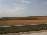 ON THE ROAD HUGE KANSAS WIND MILLS